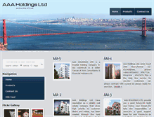 Tablet Screenshot of aaaholdings.biz